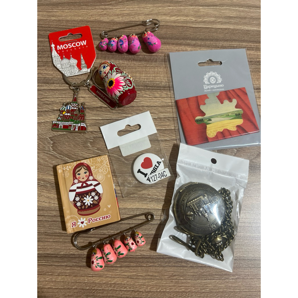 goods from russia keychain magnet pin