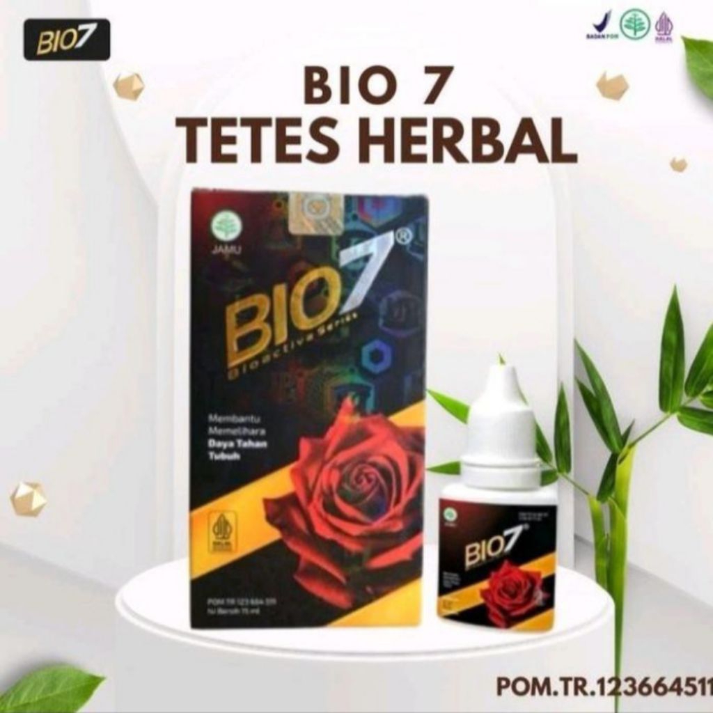 BIO 7 Asli Original Obat Penguat Imun Daya Tahan Tubuh Herbal Tanpa Efek Samping