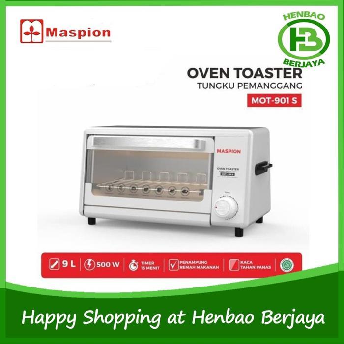 Ready Maspion Oven Toaster Listrik 9Liter MOT901S MOT 901 S MOT-901