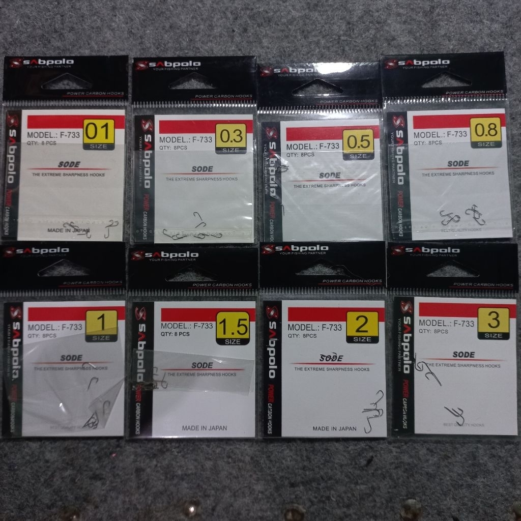 Kail sabpolo sode || tanpa lobang || super tajam || kail kecil || untuk microfishing