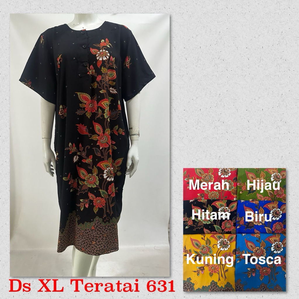 Daster Batik Unggul Jaya Sekar Mekar XL Jumbo LD 140