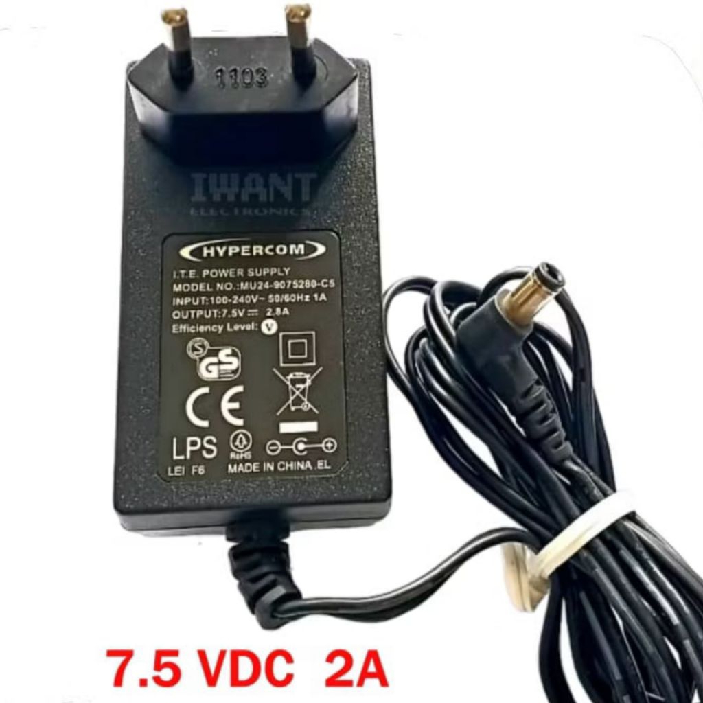 ADAPTOR 7.5V 2.8A KUALITAS BAGUS