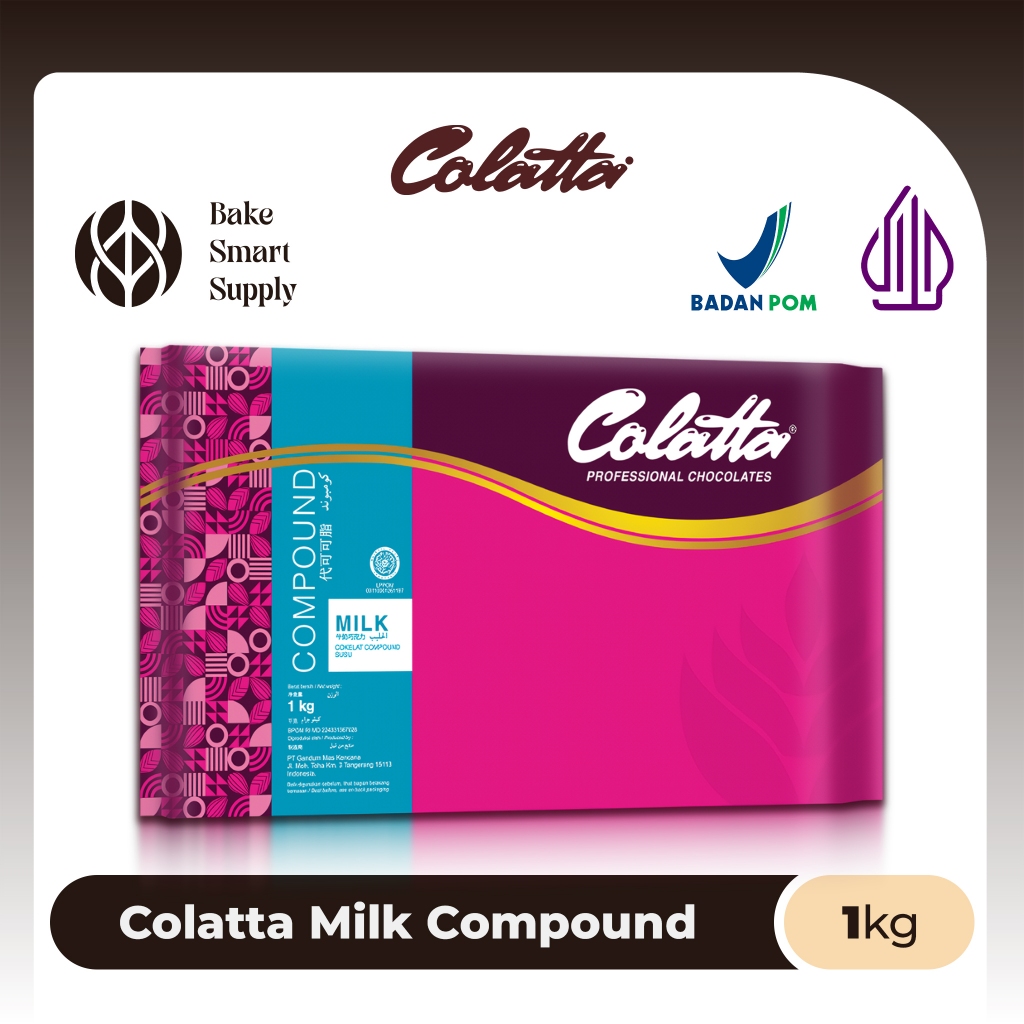 

Colatta Compound Chocolate Milk - Coklat Susu Batang 1Kg | Bake Smart Supply