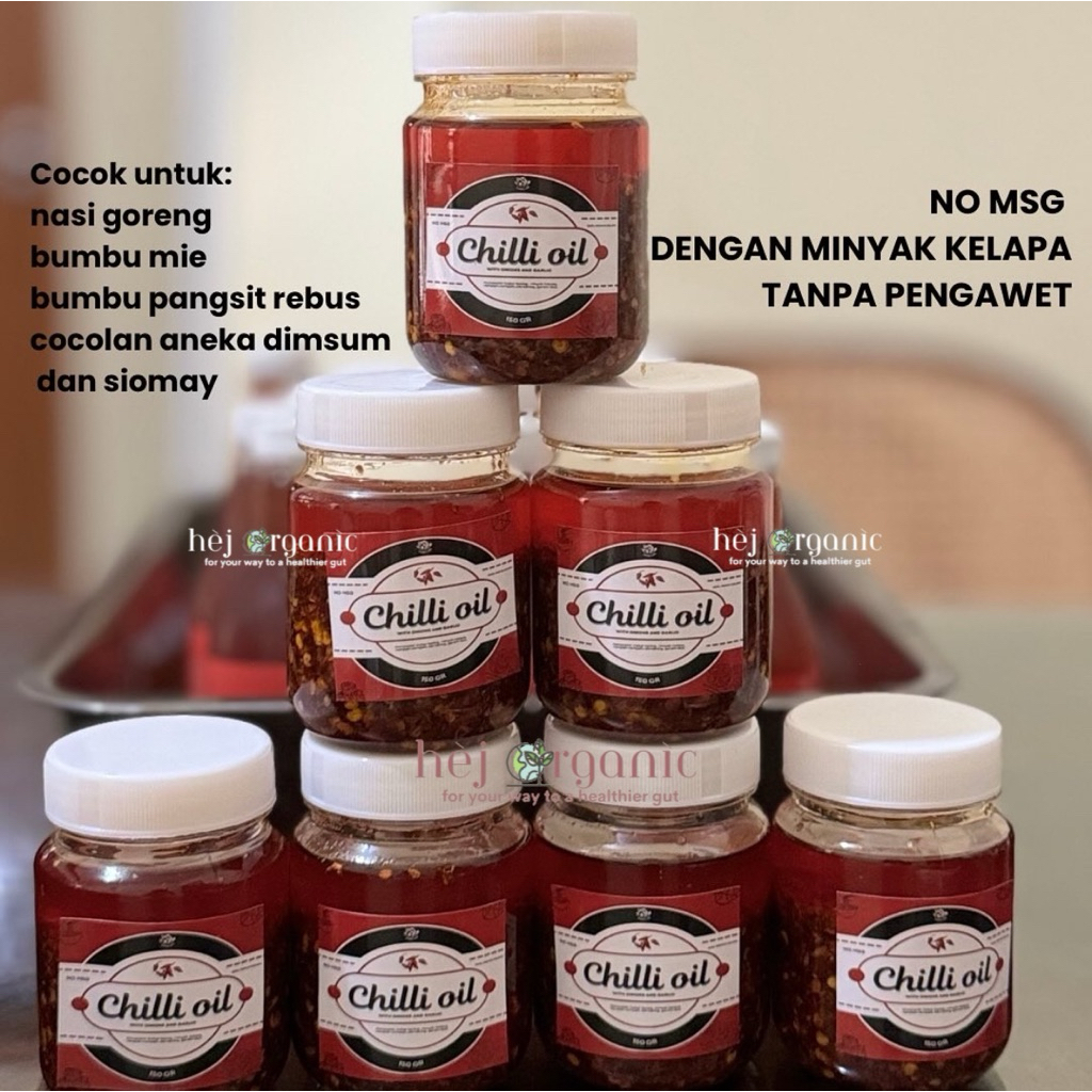 Chili Oil Tanpa Msg Tanpa Gula & Garam Rafinasi