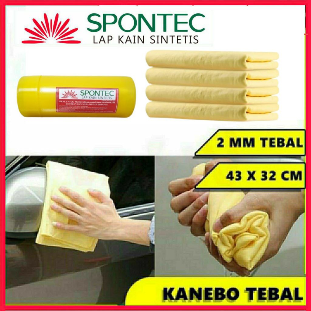KANEBO 43X32 CM / Kain Lap Serat Motor / Mobil