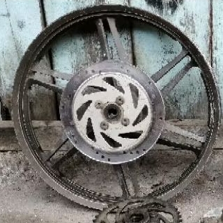 Velg racing depan Kawasaki zx 130 original copotan cocok bahan pnp