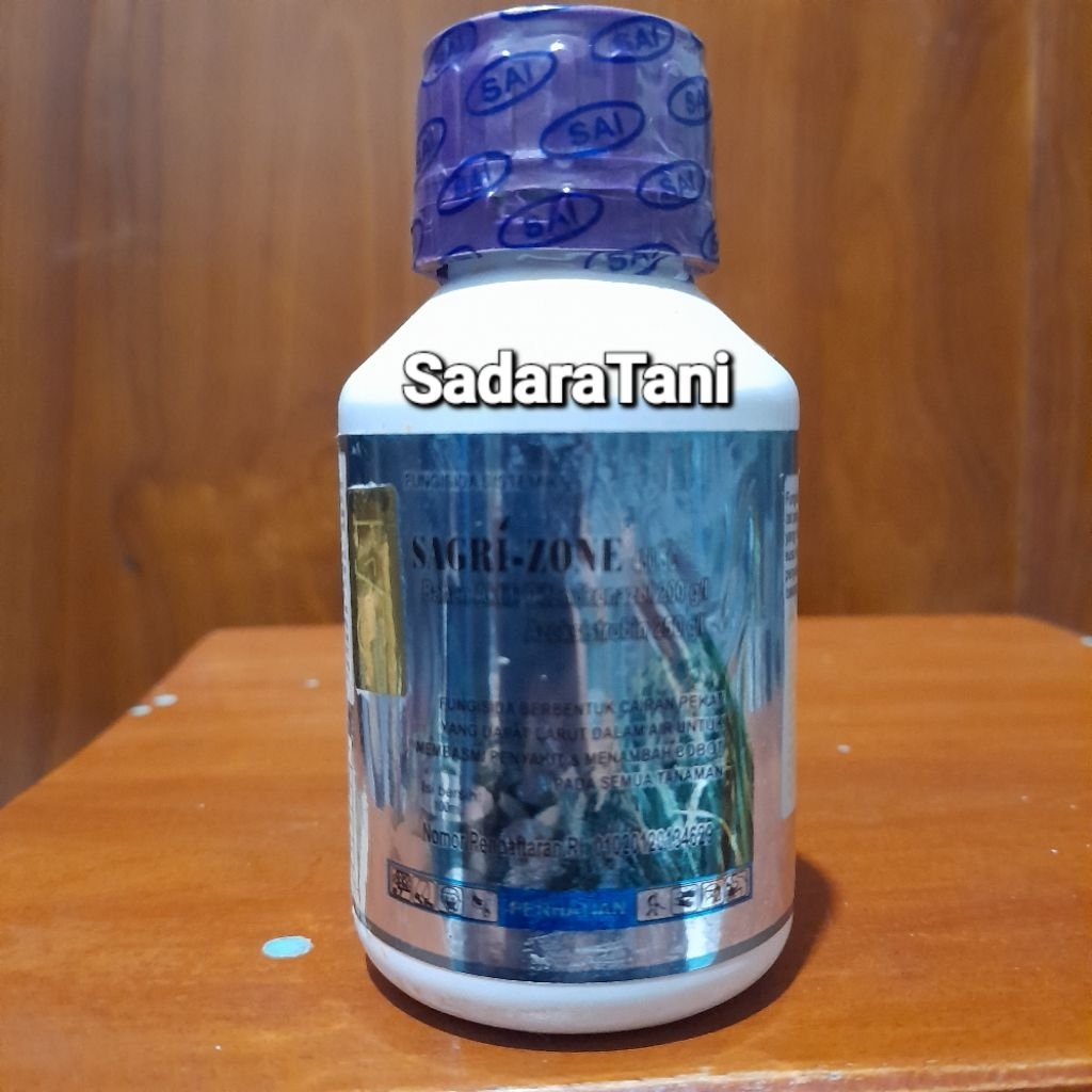 Fungisida SAGRI ZONE 450SC 100ml Bahan aktif : Difenokonazole 200g/l + Azoksistrobin 250g/l