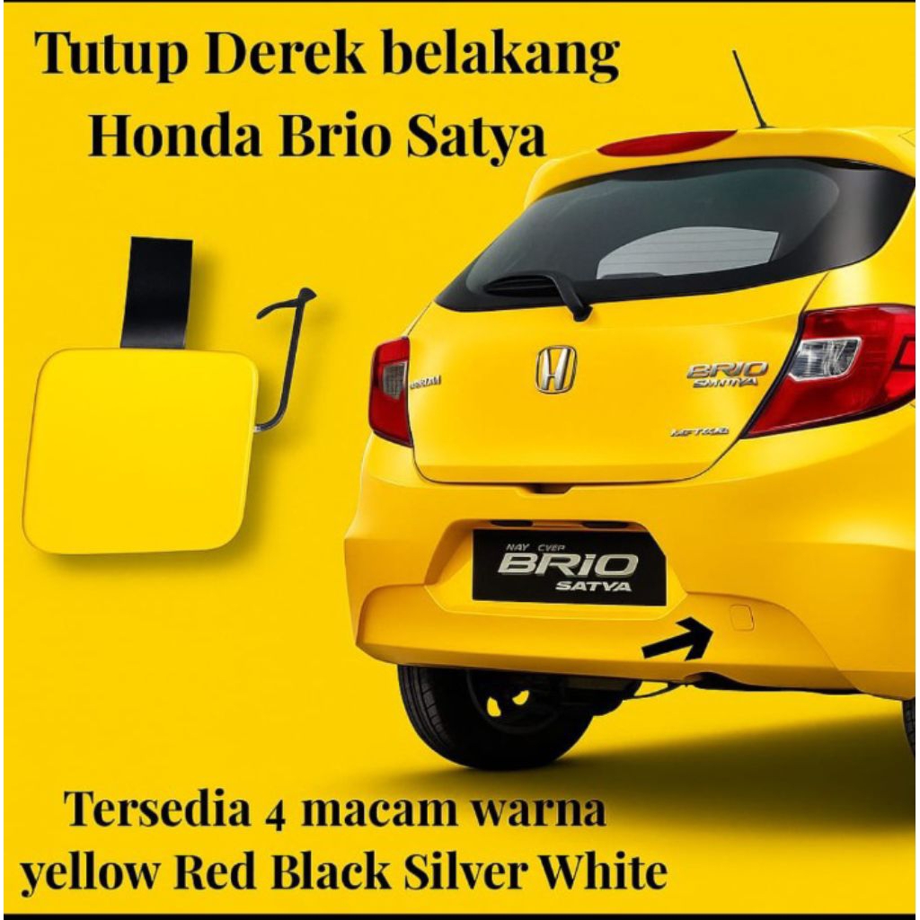 Tutup Tuwing Derek Bemper Belakang Mobil Honda Brio Satya 2018 2021