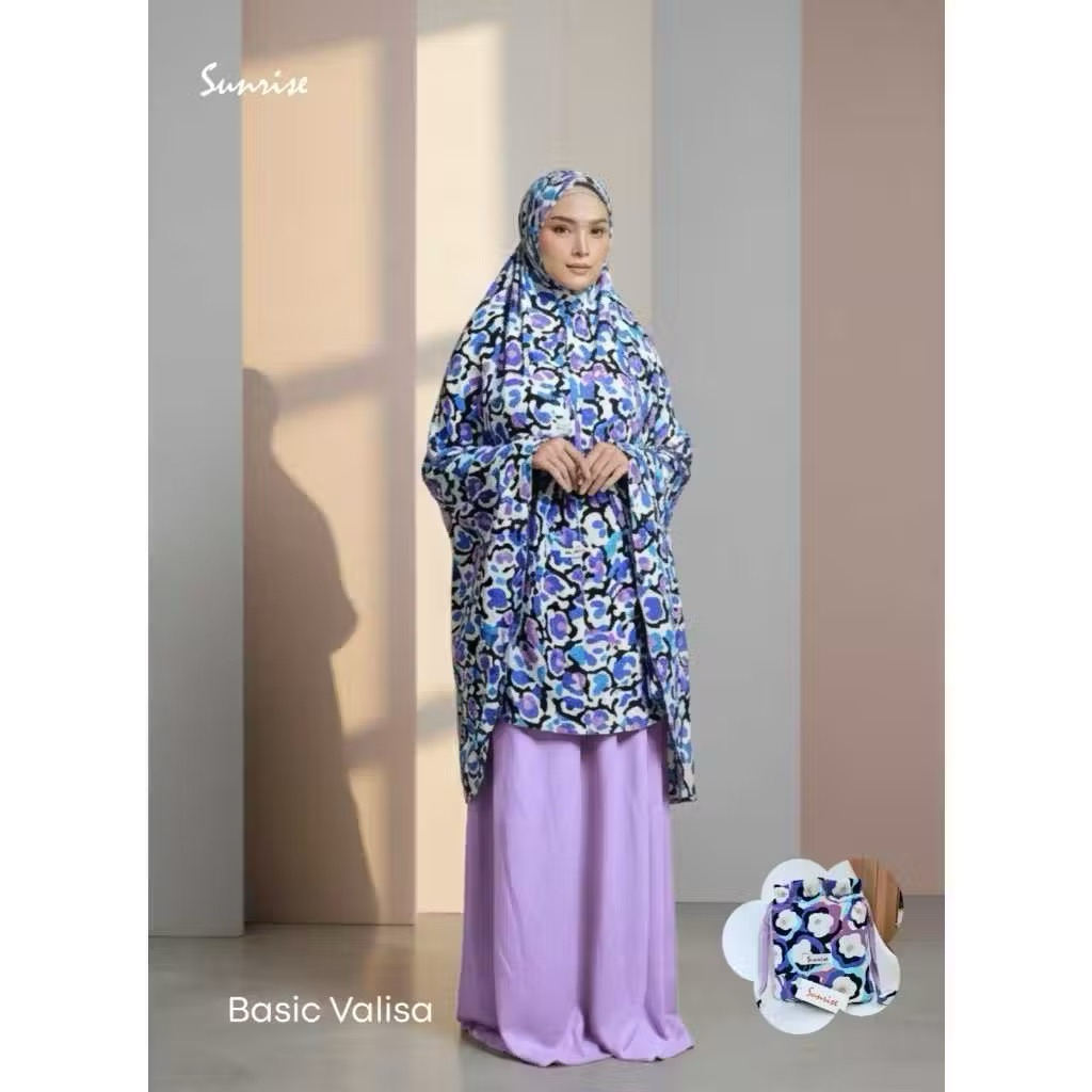 Mukena Sunrise - Valisa - Mukena Dewasa Rayon Premiun Jumbo