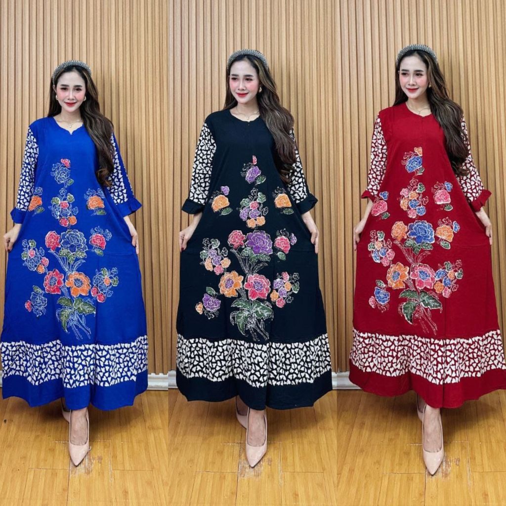 Terbaru Sackdress Encim Batik Pekalongan Bahan Kain Rayon Adem dan Nyaman