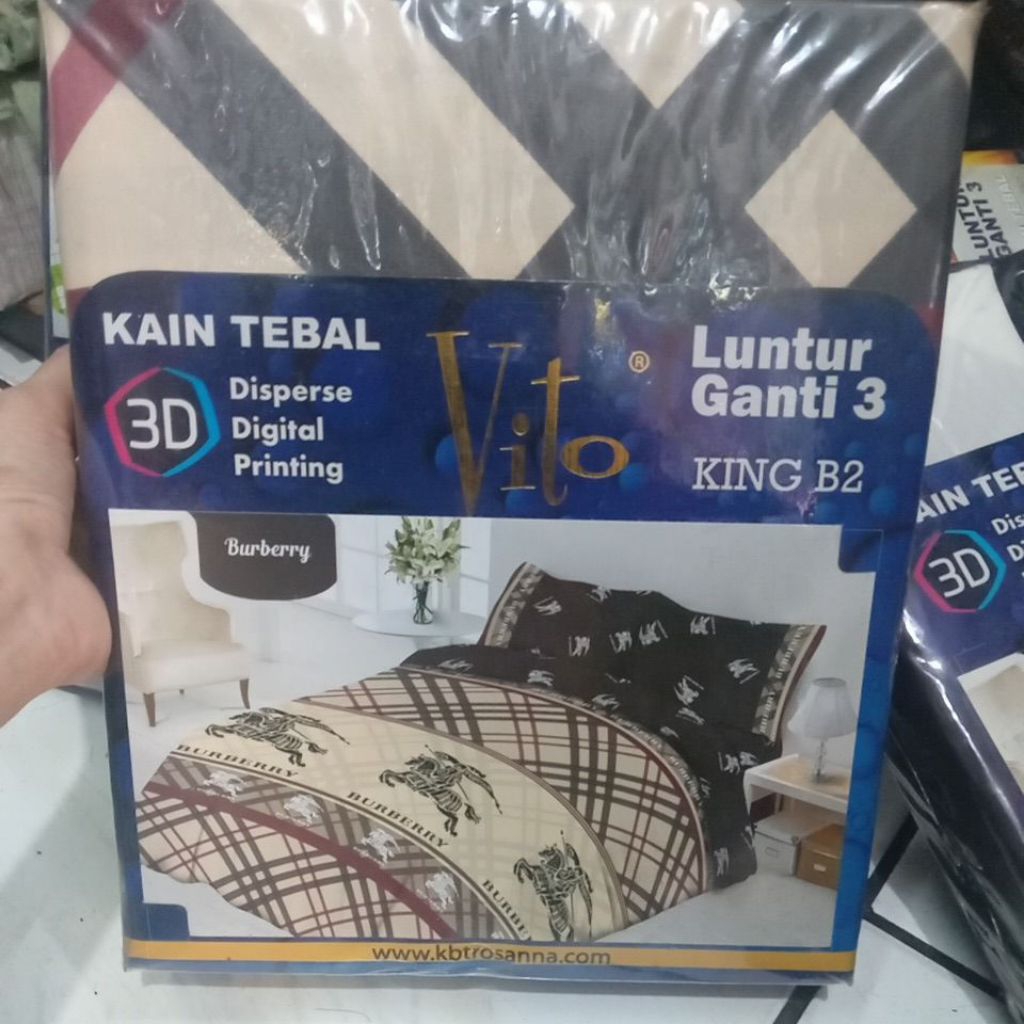 Sprei Vito Rosana disperse King 180x200 motif