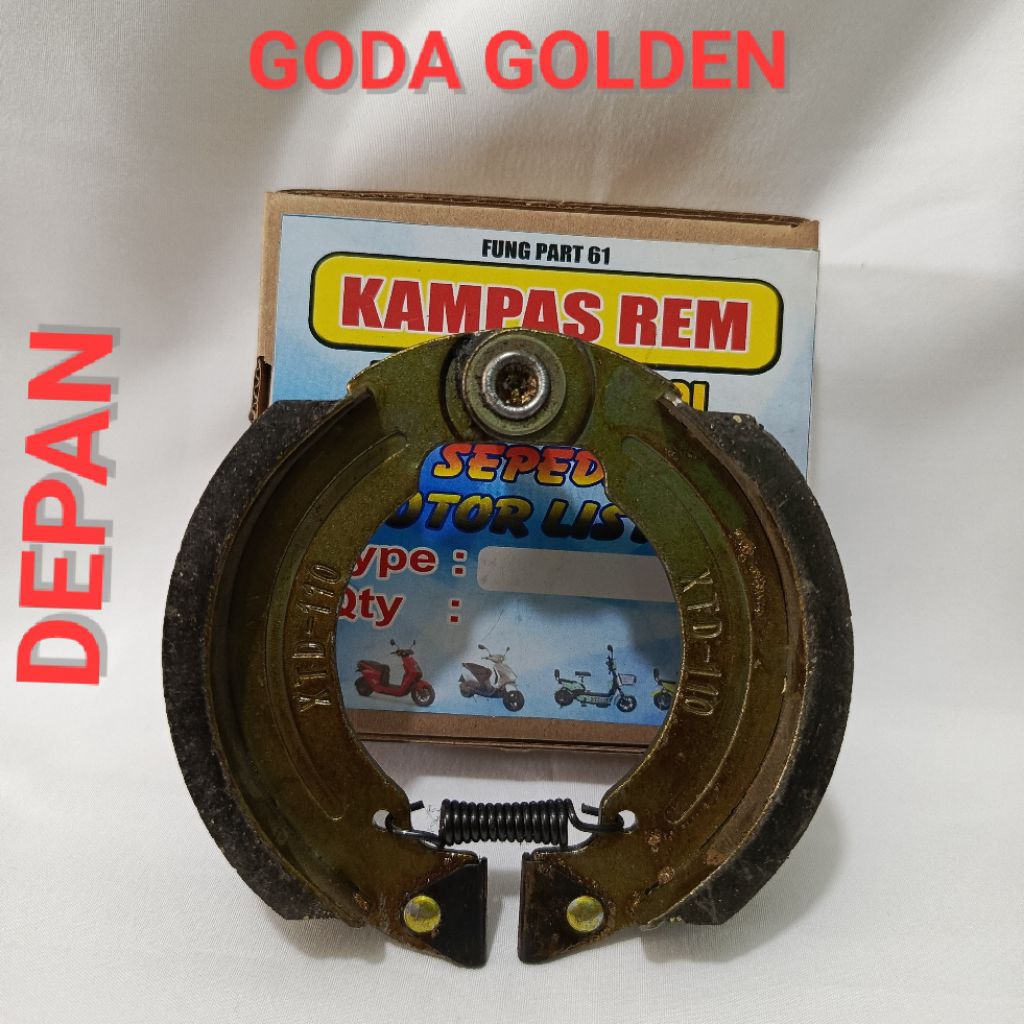 KAMPAS REM DEPAN GODA GOLDEN/KAMPAS REM SEPEDA LISTRIK GODA GOLDEN