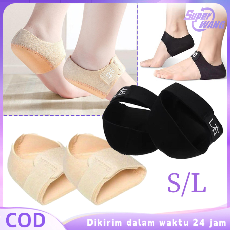 1Pair Pelindung Tumit Sepatu Bantalan Pelindung Tumit Kaki Sakit Silikon Insole Tumit Kaki Sakit Ban