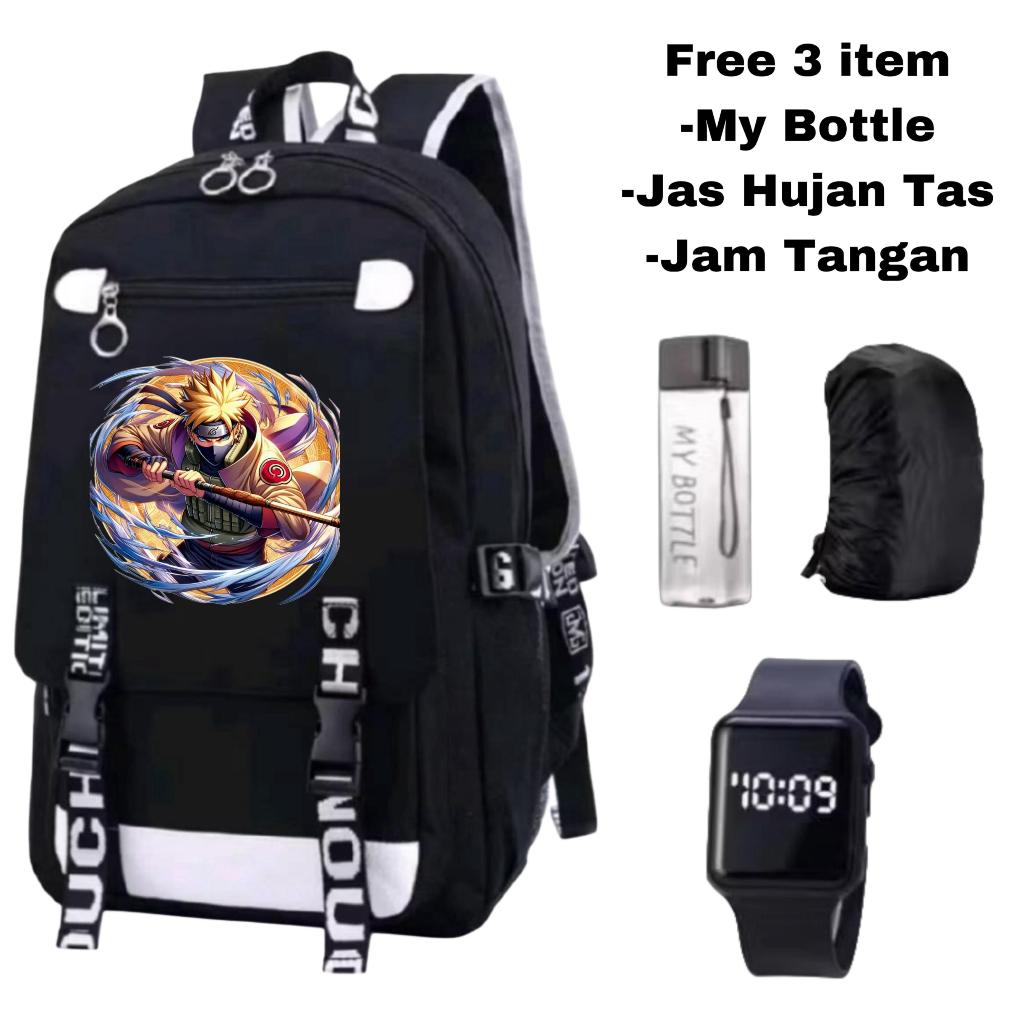 Tas Ransel Anime-Tas Anime Naruto-Tas Sekolah Remaja-Tas Ransel Kekinian-Tas Backpack Anime-Tas Anim