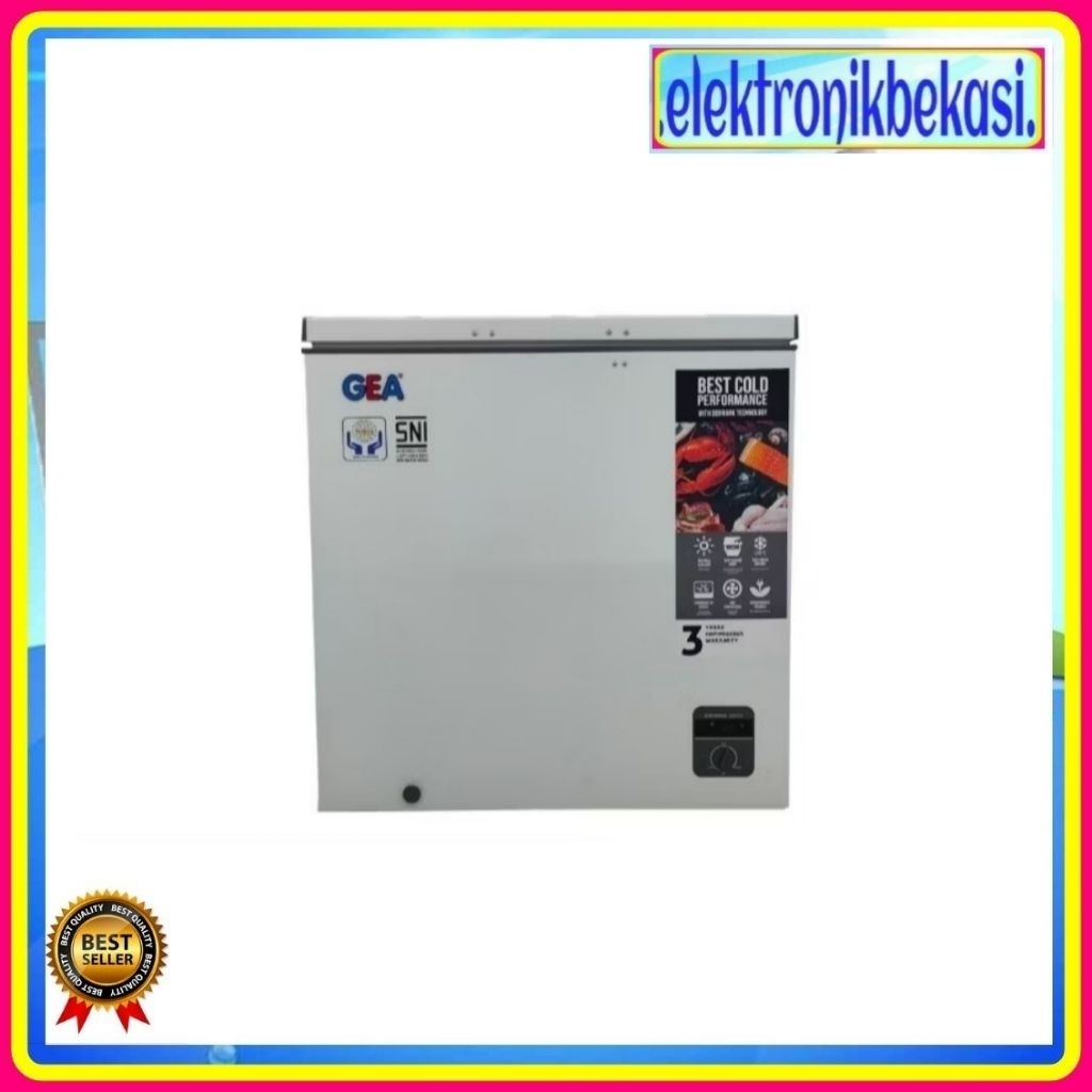 CHEST FREEZER GEA AB 208R / BOX FREEZER GEA AB 208 R / CHEST FREEZER GEA 210 LITER / GEA AB-208R