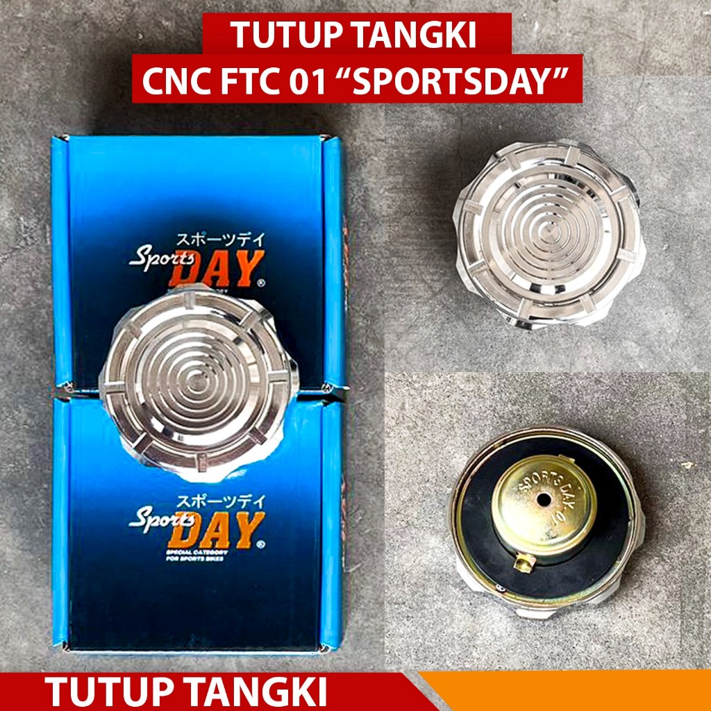 TUTUP TANGKI CB HITAM CHROME KUNCI MODEL ORIGINAL MOS DAY POLOS PNP CB 100 CB125 K3 K5 Win100