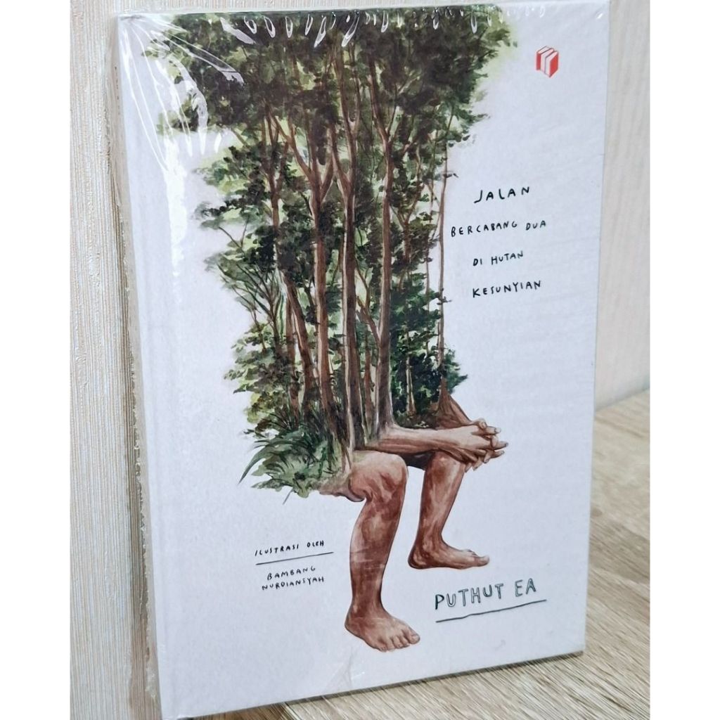 Novel Jalan bercabang dua di tengah kesunyian - Puthut EA - Hardcover sastra