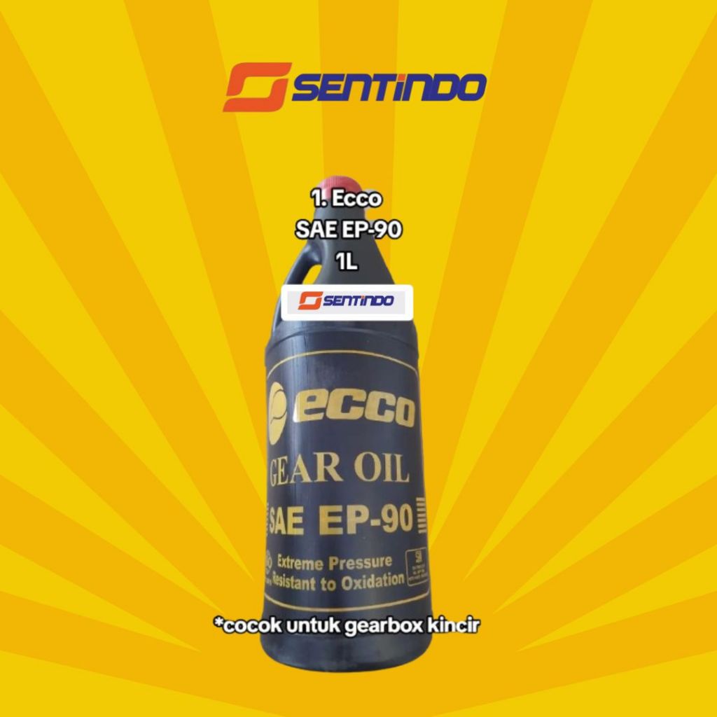 Ecco SAE EP 90 - 1 lt - Gear Oli Ecco SAE Berkualitas dan tahan lama