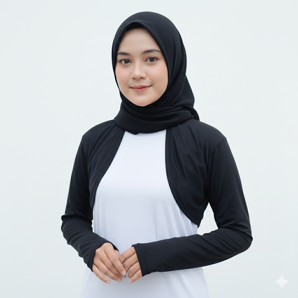 Endang The Village Manset Tangan Sambung Bolero Hijab Friendly Handsock Lengan Panjang Kanan Kiri Ma