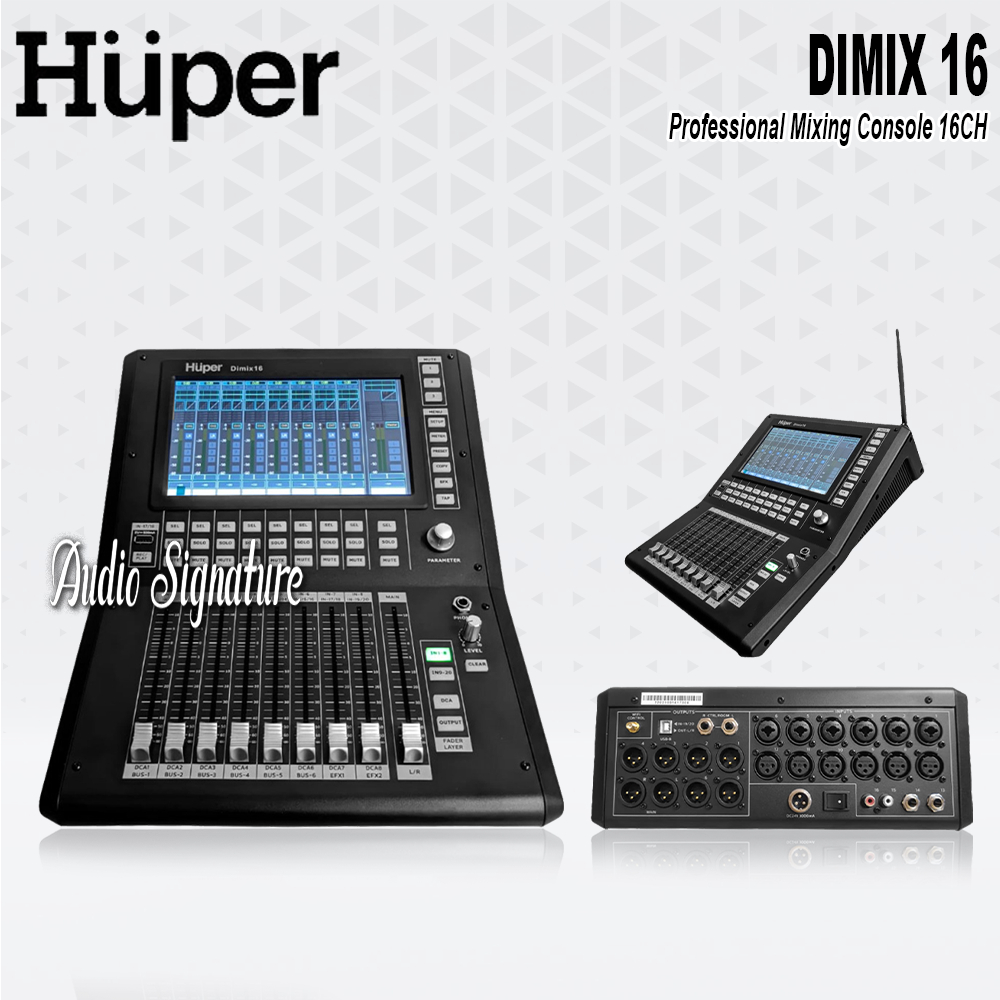 Digital Mixer 16 Channel HUPER DIMIX 16 | DIMIX16 Original