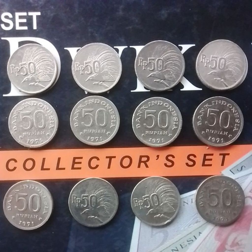 UANG KUNO KOIN 50 RUPIAH TAHUN 1971