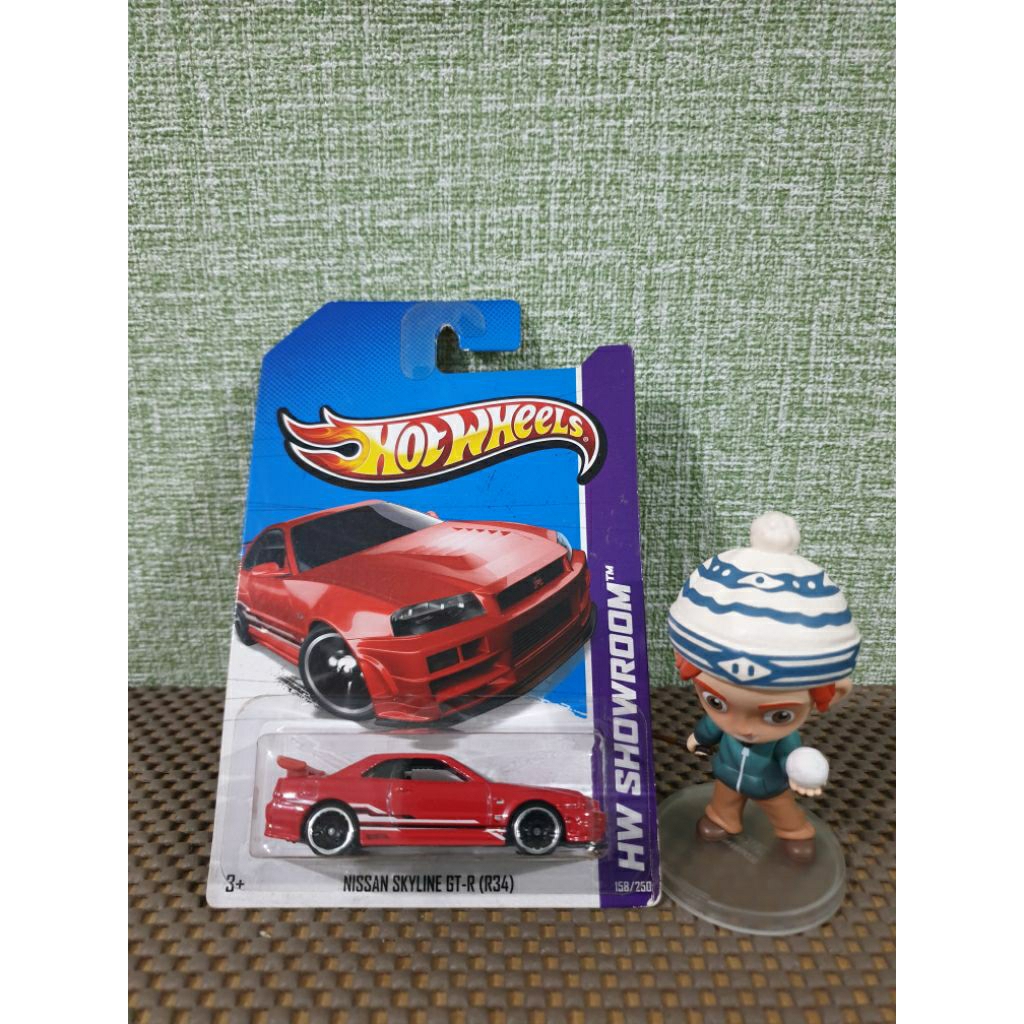 Hot Wheels - Nissan Skyline R34 Merah HW Showroom