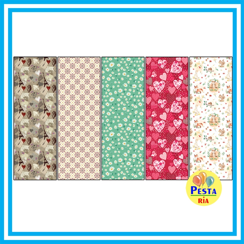 

Murah!! Kertas kado Jumbo Mix D, bungkus kado ultah, kertas kado ulangtahun, kertas kado setara sanwa sansan wawa