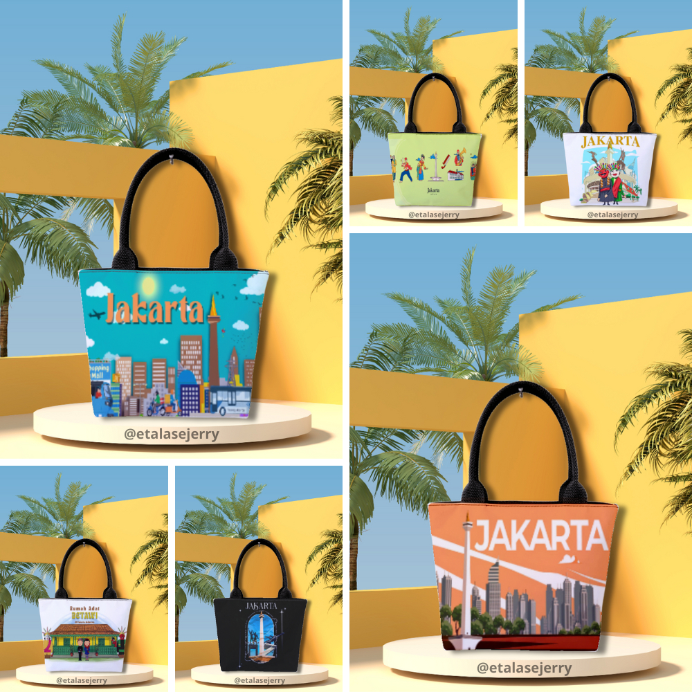 [Mini] Tas Souvenir Tote Bag - Top Handle Bag Wanita Jakarta