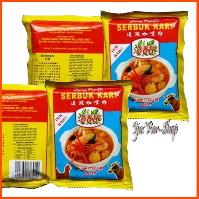 

Bumbu Kari 888 / Bubuk Kari Malaysia