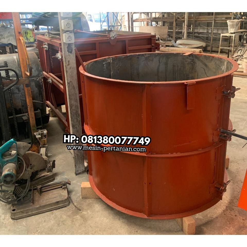 Cetakan Gorong Gorong Ukuran 100 x 100 cm - Cetakan Buis Beton Terbaik - Cetakan Gorong Gorong Beton