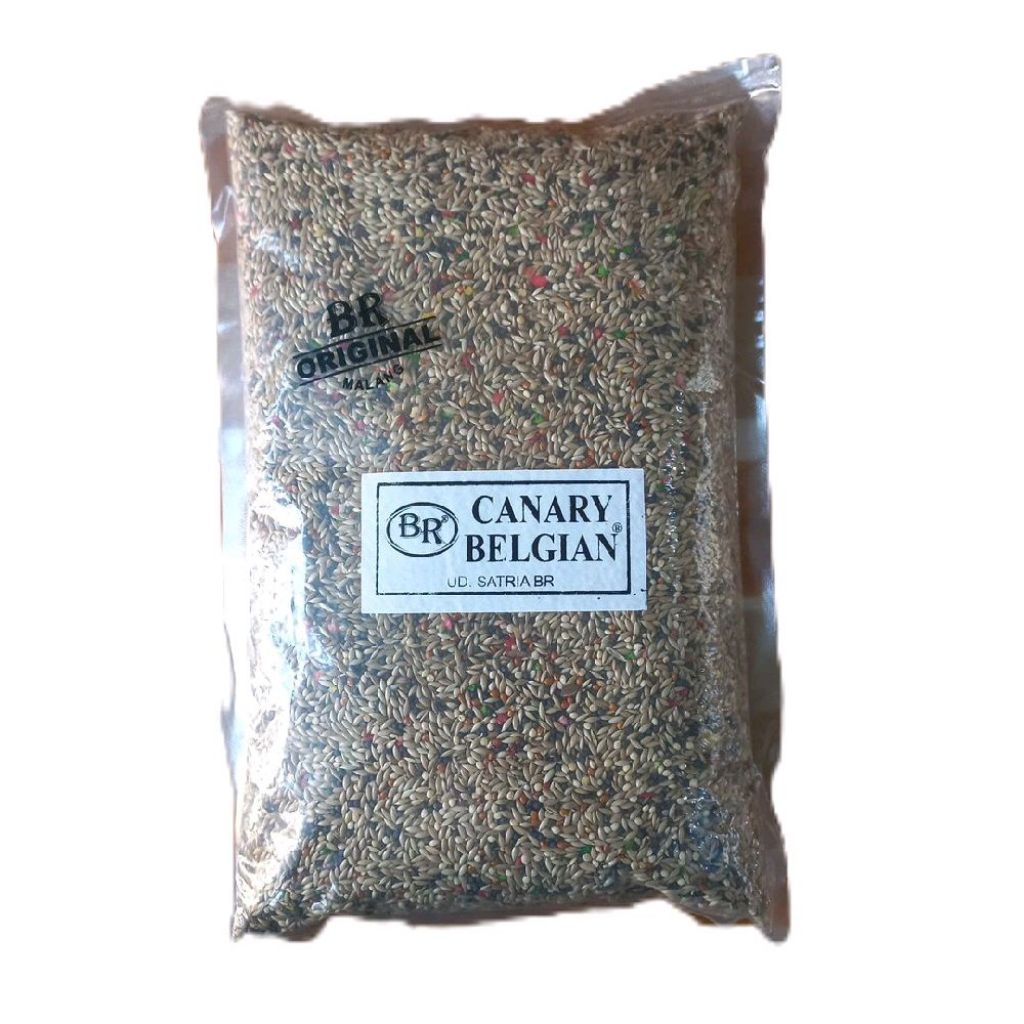 BR Belgian Canary / Canary Belgian Makanan / Pakan Burung Kenari Freshpack Original 1Kg