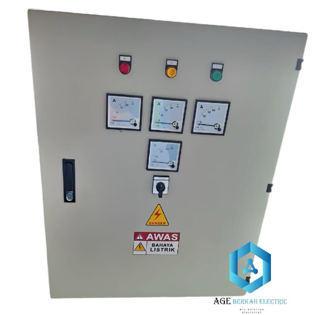 Panel distribusi / pembagi 3phase 200a + arrester ipf schneider