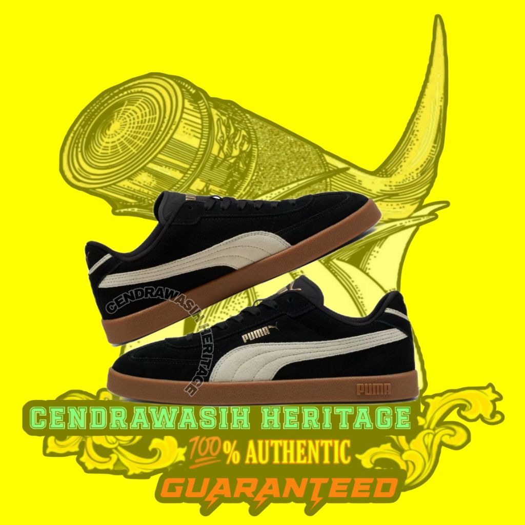 Puma Club II Era Suede Black Original