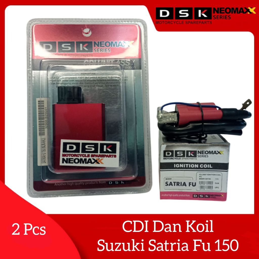 CDI Satria Fu 150 Dan Koil Suzuki Satria 150 New Aho Paket Racing Harian DSK Neomaxx