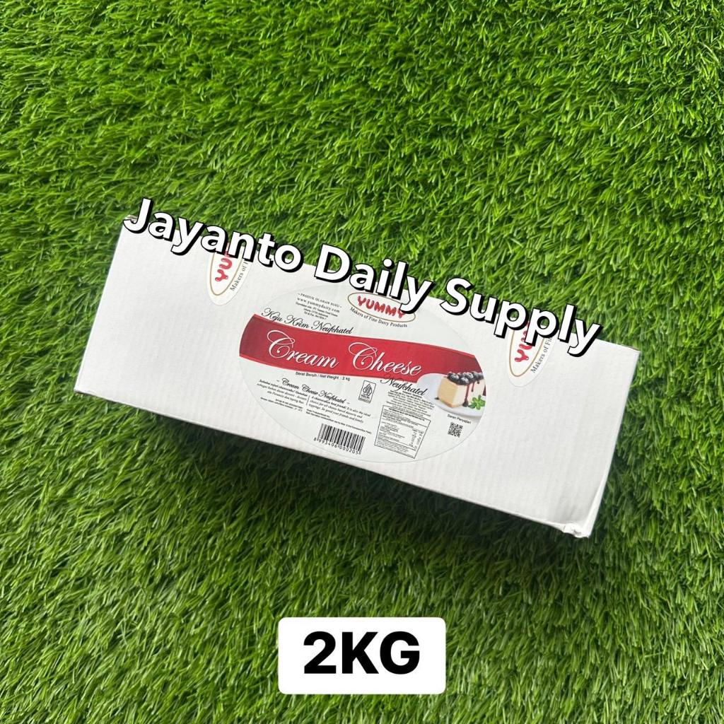 [BESAR] Yummy Neufchatel Cream Cheese 2KG [PREMIUM CHEESE]