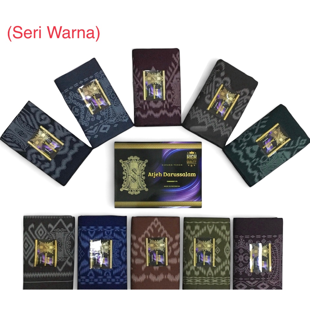 Grosir 10pc - Sarung Tenun Atjeh Darussalam Kembang
