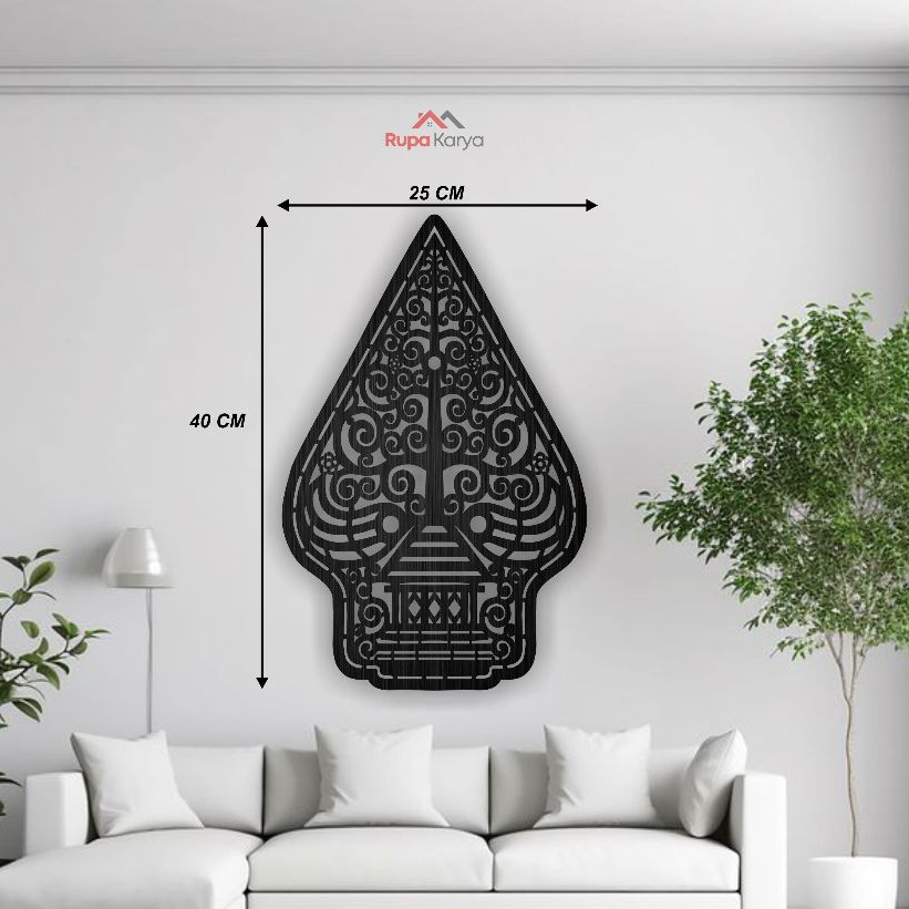 Hiasan Dinding Timbul Gunungan Wayang – Dekorasi Unik Bernuansa Budaya