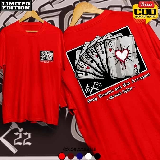 KAOS Kartu Sh Terate  KAOS DISTRO Kartu Sh Terate PRIA WANITA