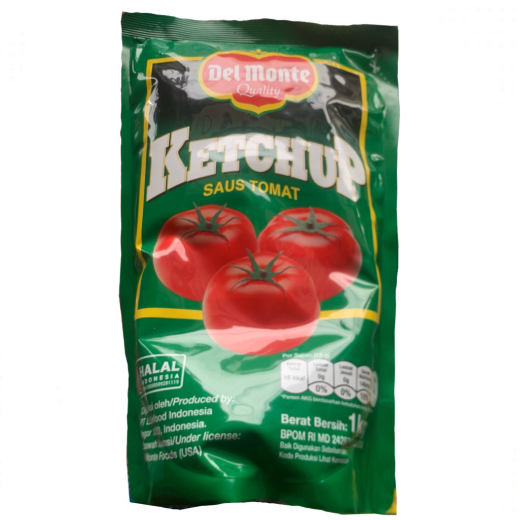 

Del Monte Tomat Sauce Pouch 1 KG