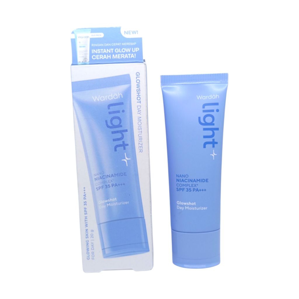 Wardah Light+ Glowshot Day Moisturizer/ Pelembab Cream Siang Wardah