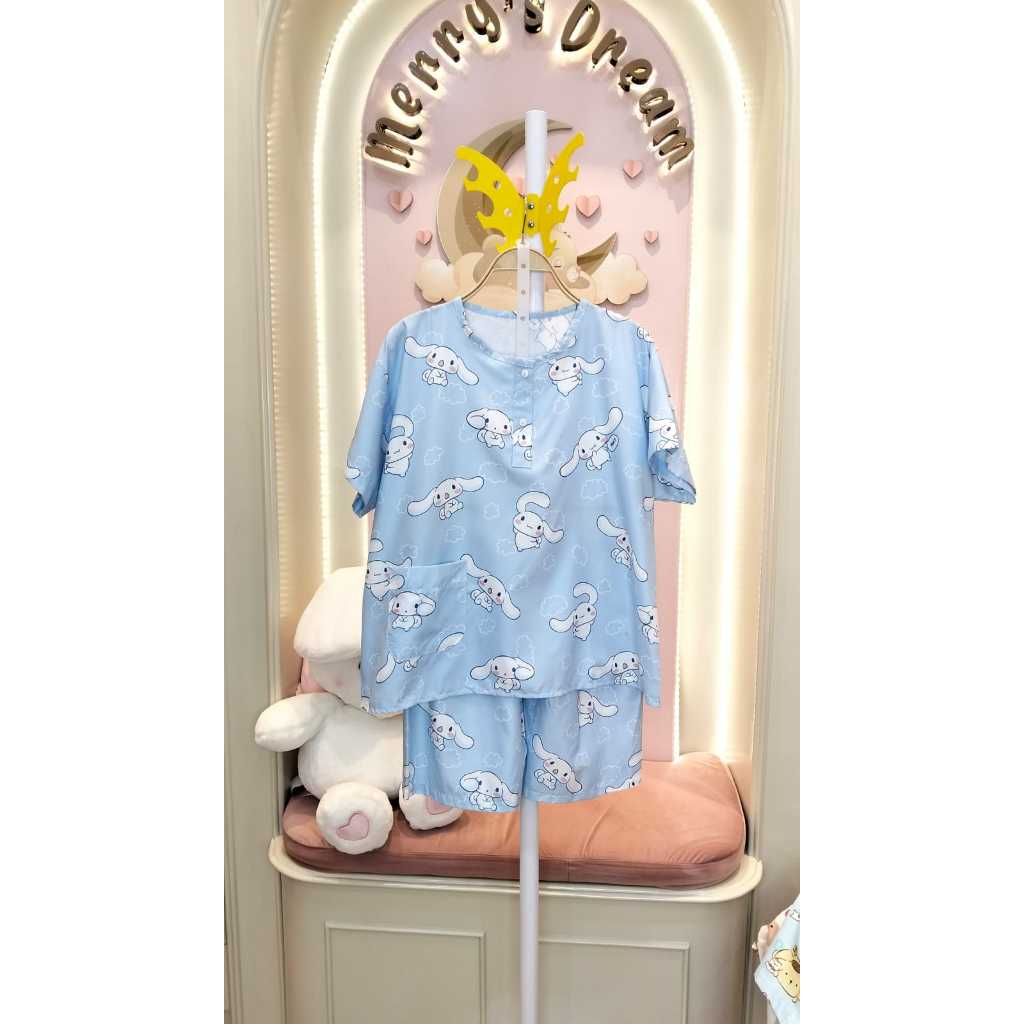 Set Hotpants Baju Tidur Wanita Karakter | Baju Tidur Wanita Gemas | Baju Tidur Wanita Termurah | One