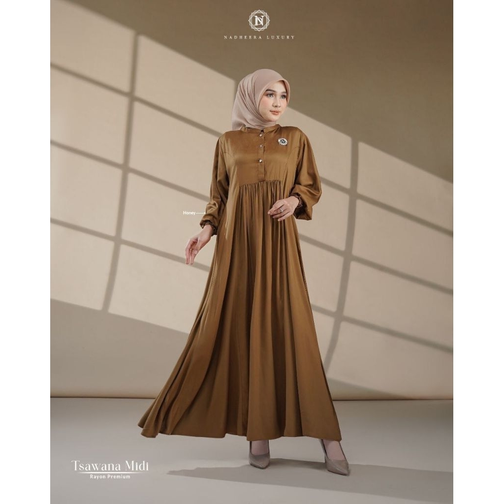 GAMIS NADHEERA - TSAWANA MIDI DRESS