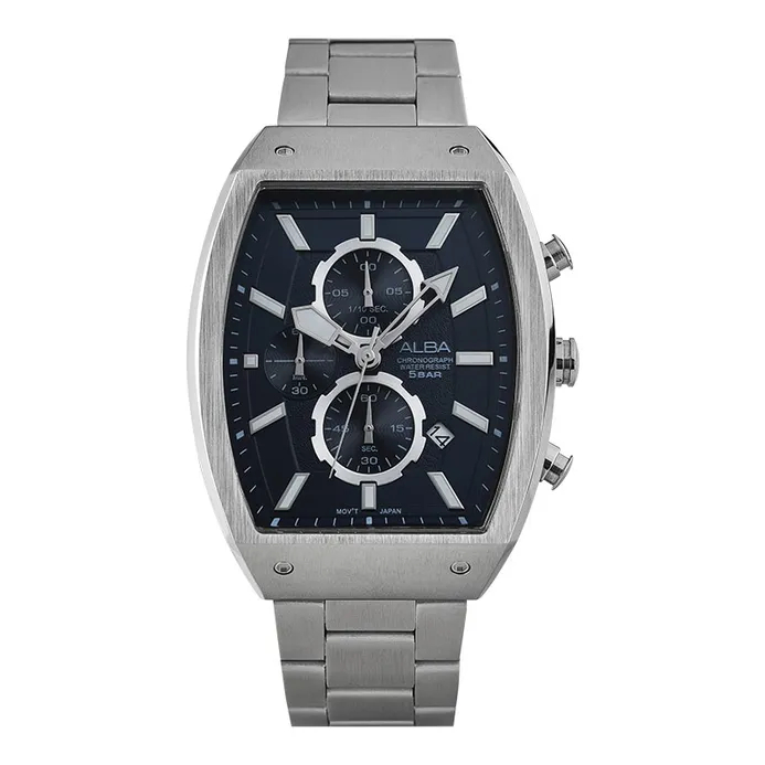 Jam Tangan Pria Tali Rantai Alba AB AM3993