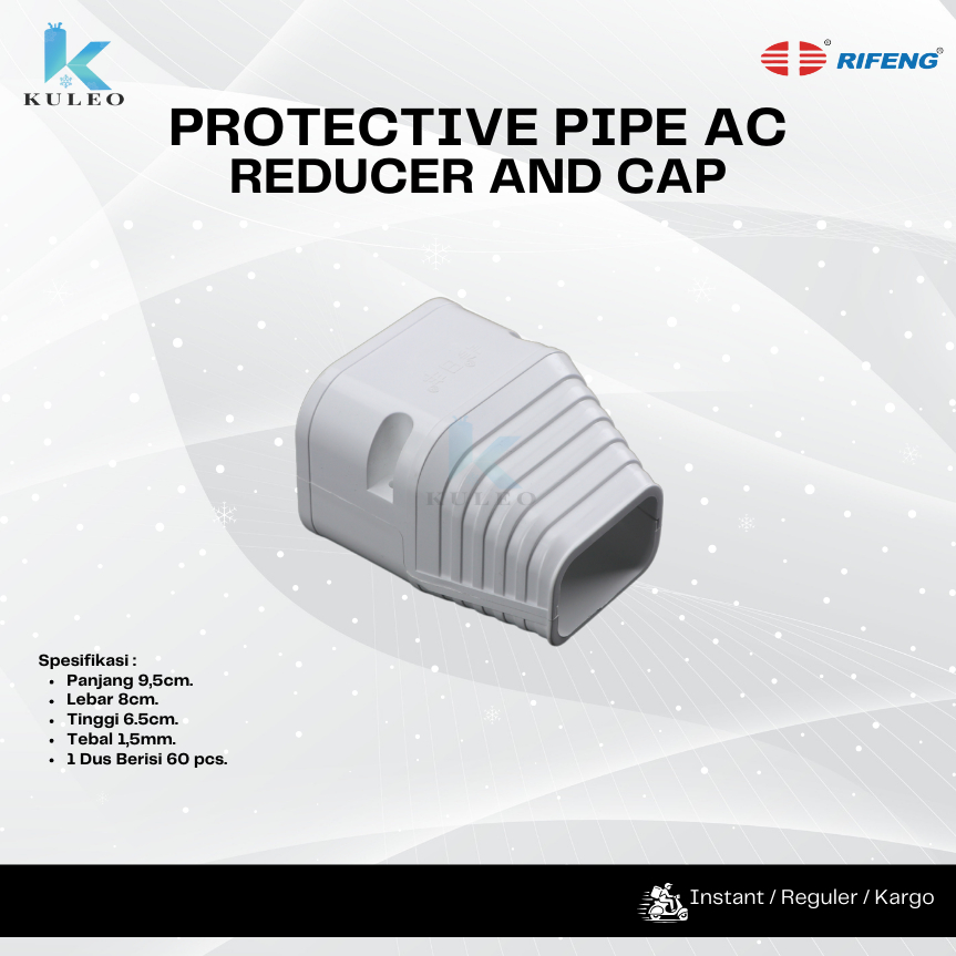 Reducer End Cap Rifeng - -Fitting Pipa Rifeng Reducer End Cap - Sambungan Pipa Rifeng Reducer End Ca