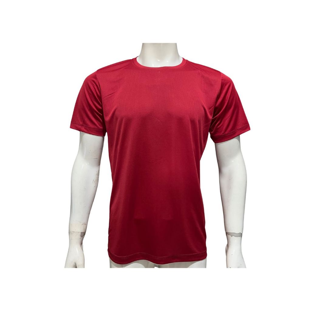 Kaelpi - Jersey Olahraga Running Merah Maroon Polos