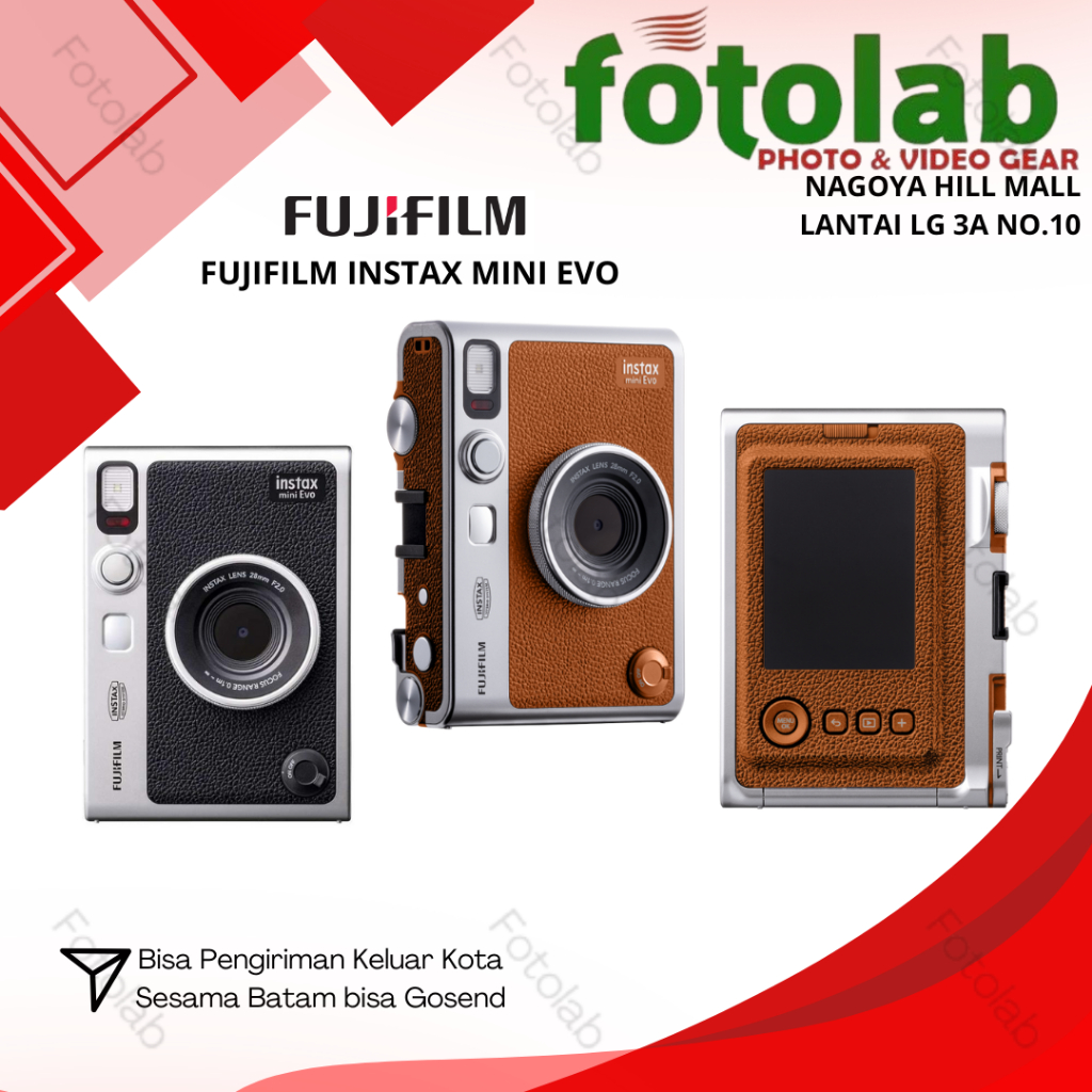 Instax Mini Evo Fujifilm - Kamera Polaroid Instax Mini Fujifilm