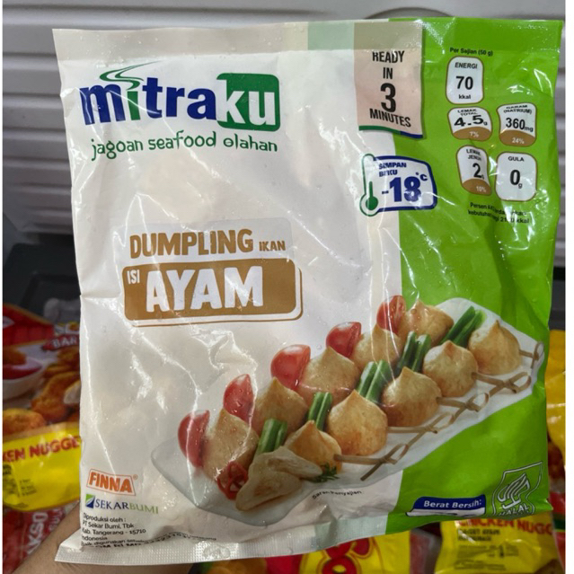 

MITRAKU chicken dumpling 500gr||dumpling ikan isi ayam