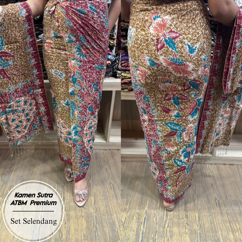 SUTRA ATBM SERAT  NANAS PREMIUM SET SELENDANG
