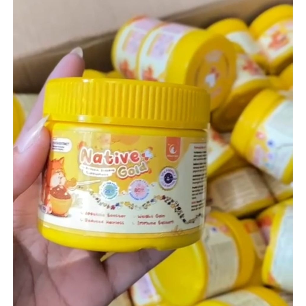 olive care NATIVE+ vitamin kucing