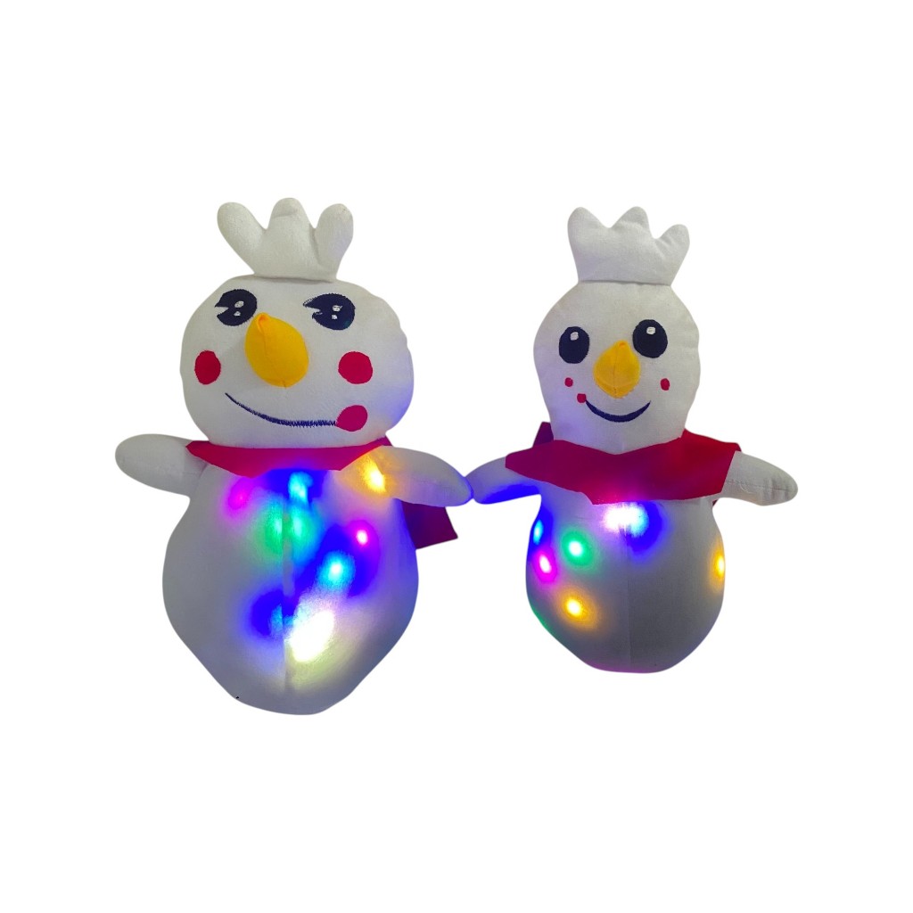 Boneka Mixue Ukuran L Tinggi 40Cm Lampu Led Cod
